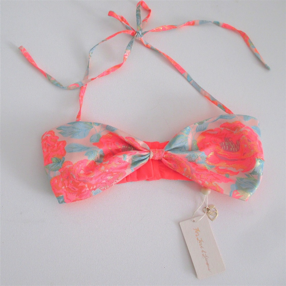 NWT FOR LOVE & LEMONS BANDEAU BRA TOP